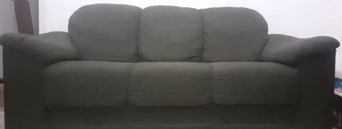 Conjunto de sofás tipo poltrona de dois e três lugares