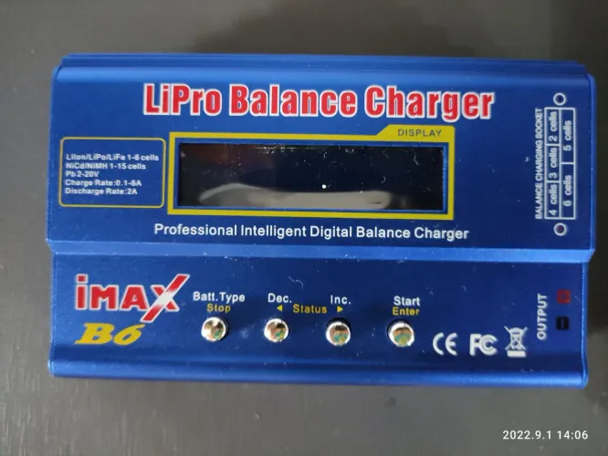 Carregador Lipo charce Max B 6