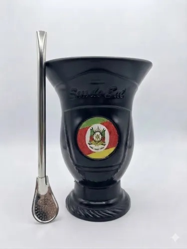 CUIA DE CHIMARRÃO E BOMBA DE INOX