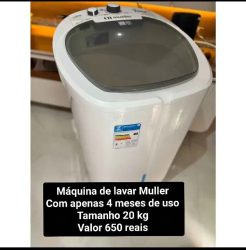 Máquina de lavar roupa semi nova