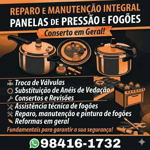 Reparo em geral em todos tipo de fogão