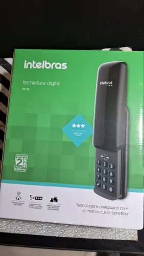 Fechadura digital nova na caixa 