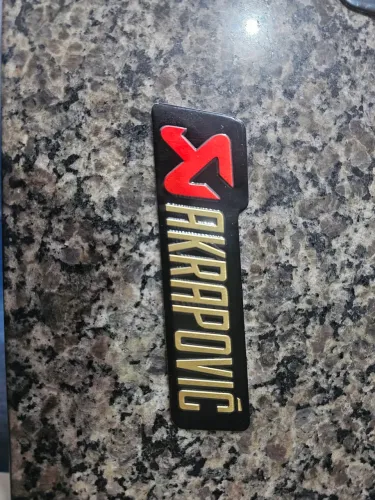 Adesivo Akrapovic alta temperatura