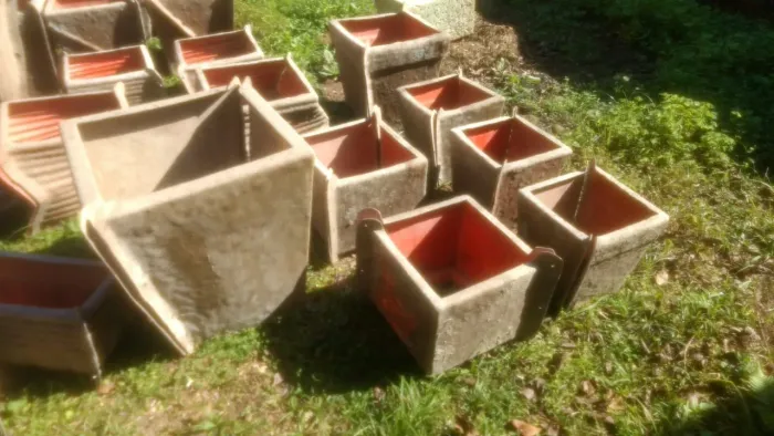 Formas de fibra para fabricação de vasos