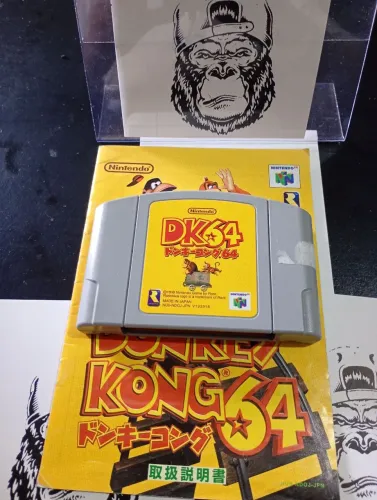 Fita Original japonês Nintendo 64 completo manual