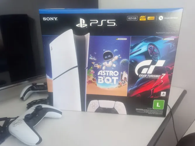 Caixa PS5 slim vazia