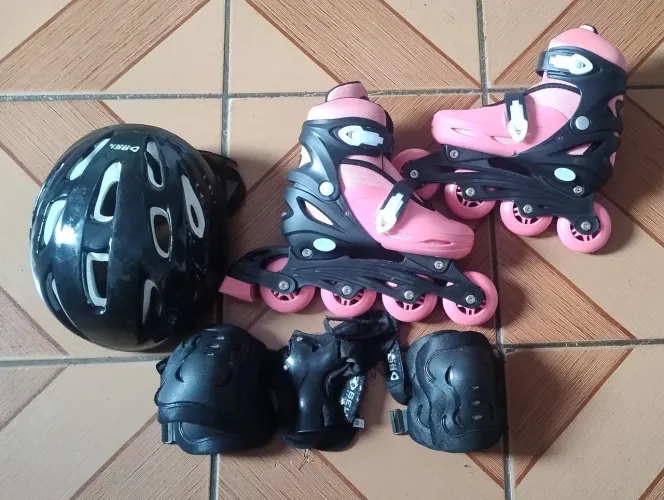 Patins bem conservado, usado poucas vezes, 33-36