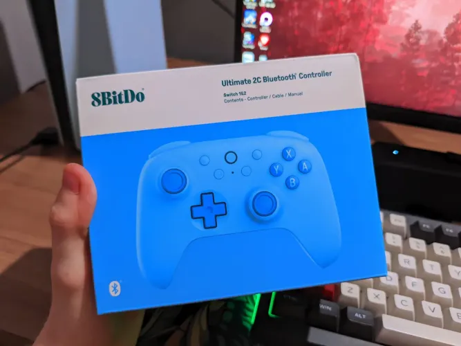 Controle sem fio 8bitdo Ultimate 2C - PC, Switch 1 e 2, Android e IOS