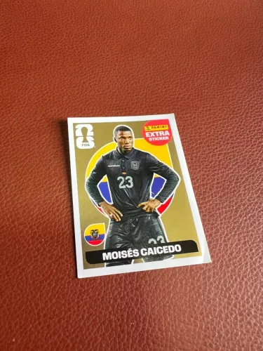 Figurinha Legend OURO Copa 2026 - Moisés Caicedo