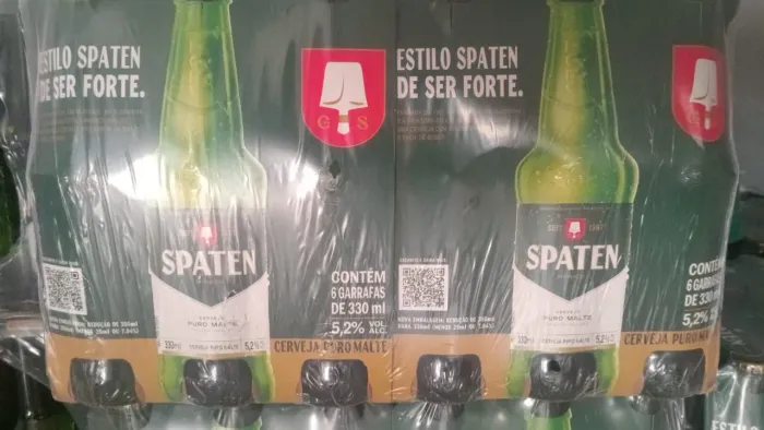 Cerveja long neck SPATEN CX 24 $ 100,00