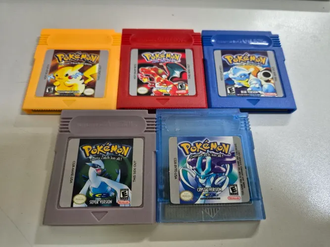05 jogos pokemon para game boy