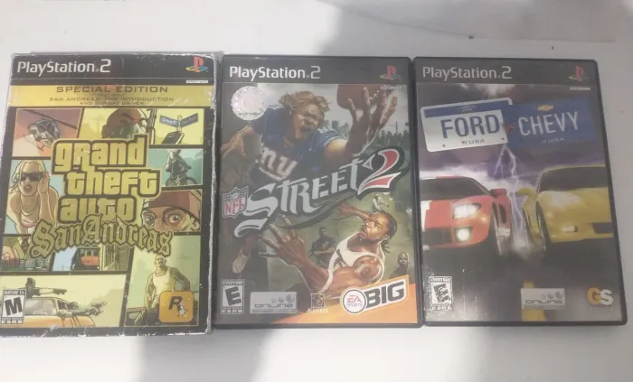 3 jogos Playstation 2 original
