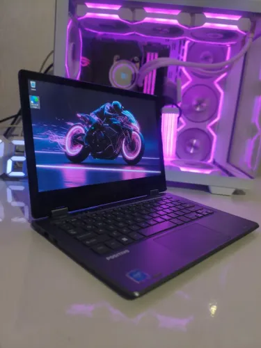 Notebook duo c com touché na tela no precinho