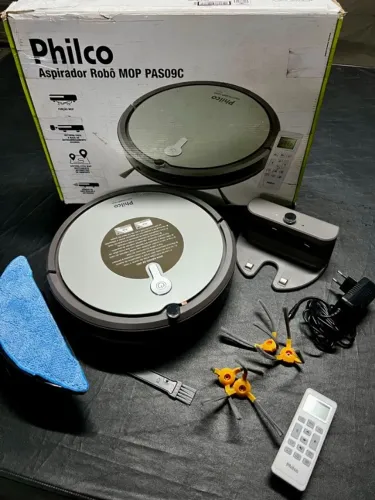 Aspirador Robô Philco MOP PAS09C - Completo na Caixa (Ler Descrição)