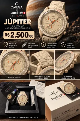 Relógio Omega Swatch MoonSwatch