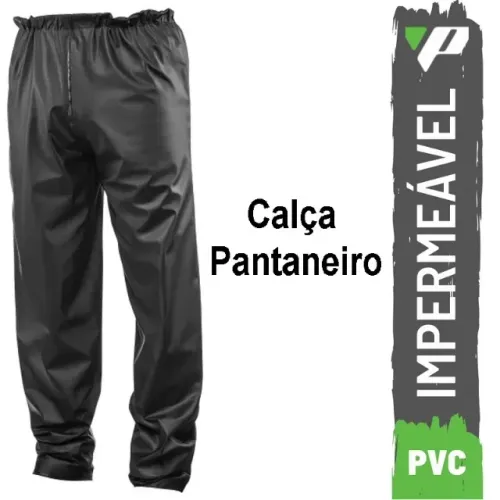 Calça de PVC para chuva Pantaneiro tamanho GG