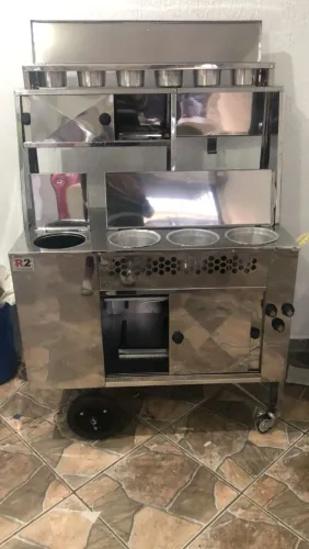 Vende se carrinho de cachorro quente semi novo