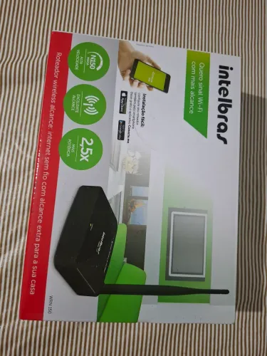 Roteador Wi-fi Intelbras, novo, sem uso!