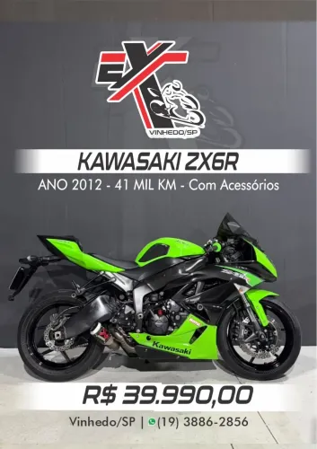 NINJA ZX-6R 600cc C/ Acessórios