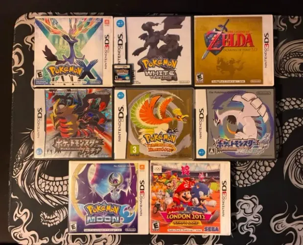 Jogos Nintendo DS e 3DS Pokemon, Zelda Mario