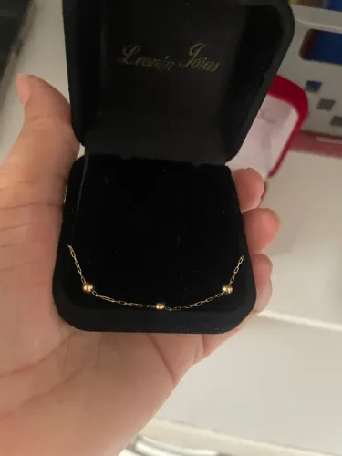 Brinco e pulseira de ouro