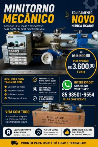 MiniTorno Mecânico