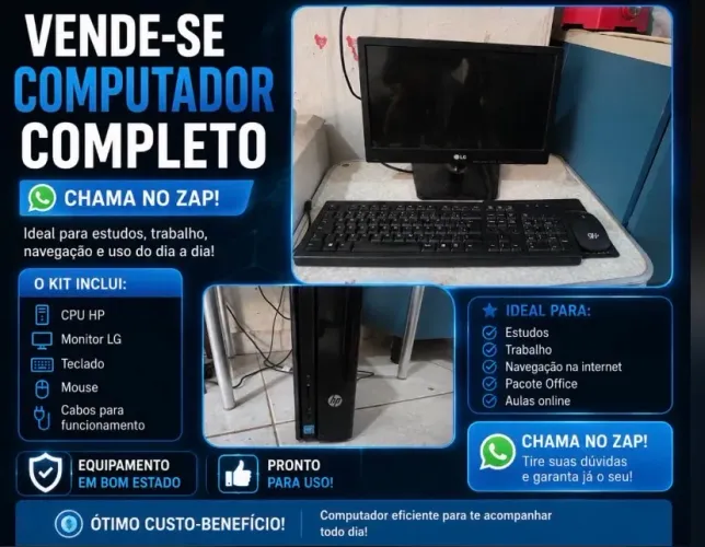 Vendo computador completo