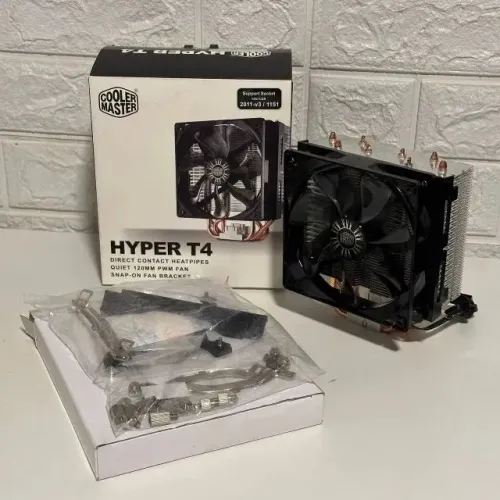 Air Cooler Cooler Master Hyper T4, AMD/Intel, Preto - RR-T4-18PK-R1
