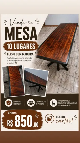 Mesa 10 Lugares 