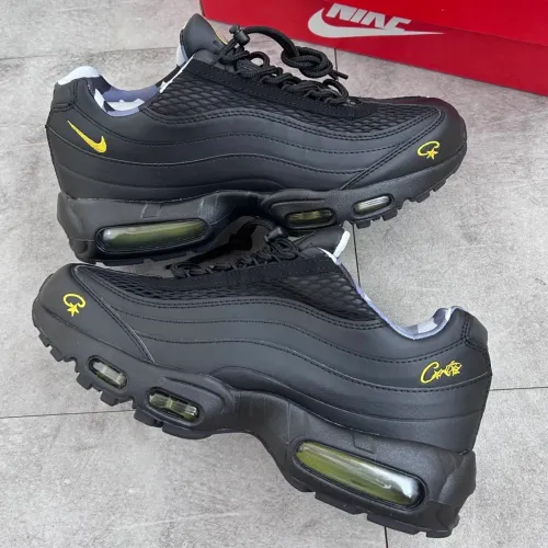 Tênis Nike Air Max 95 em colab Corteiz preto e amarelo 38 ao 43