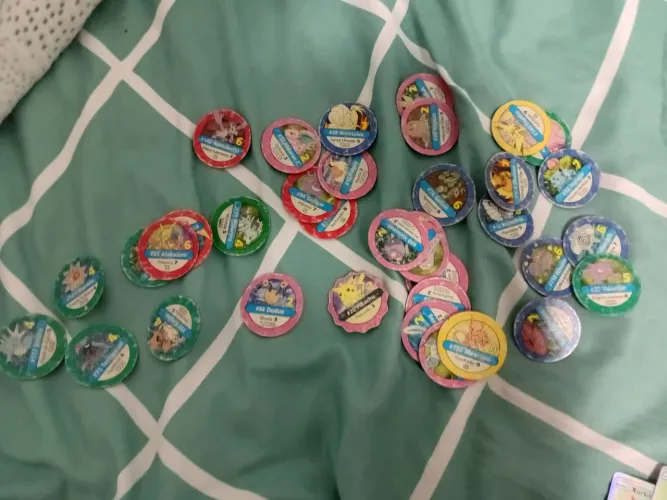 Tazos Pokemon antigo