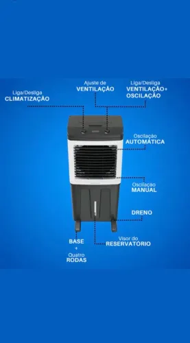 Climatizador Ventisol 80 litros 150w NOVO NA CAIXA