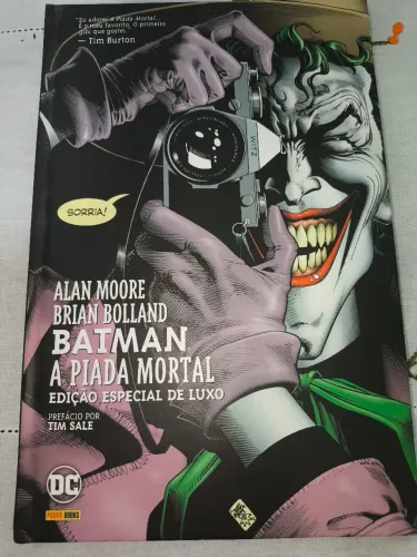 Hq Batman a piada mortal capa dura edição de luxo