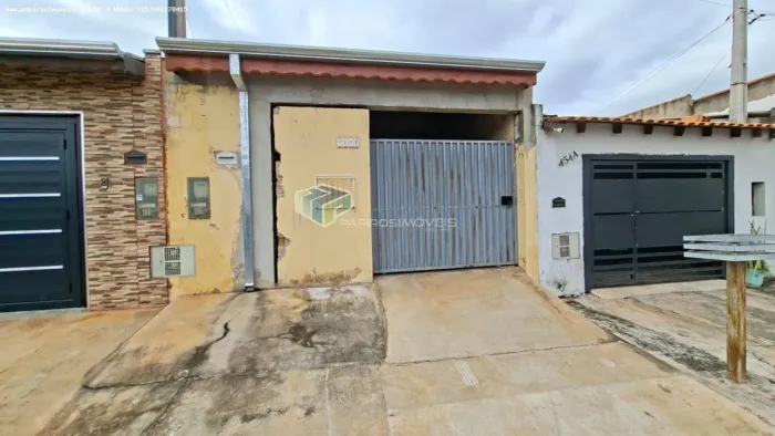 Casa para Venda em Tatuí, Jardim Santa Rita de Cássia, 2 dormitórios, 1 banheiro, 1 vaga