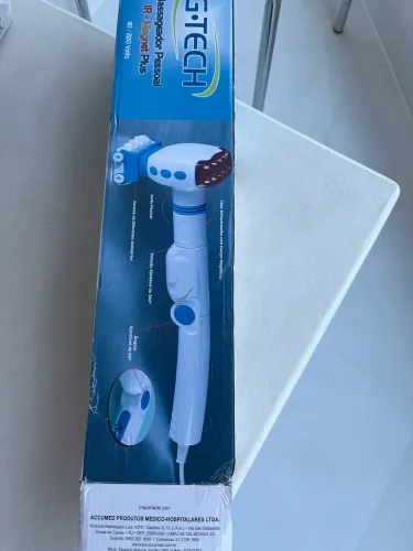 Massageador pessosl G-Tech na caixa