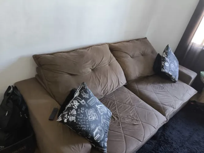SOFÁ 2,70m x 1,20m retrátil e reclinável confortável