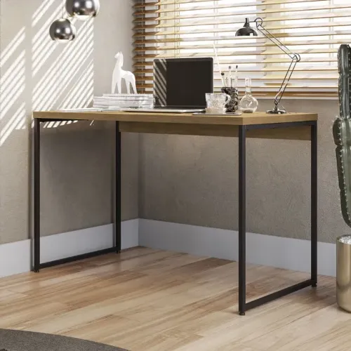 Mesa de escritorio estilo Industrial 1,18x0,6 pra sair logo item de mostruario