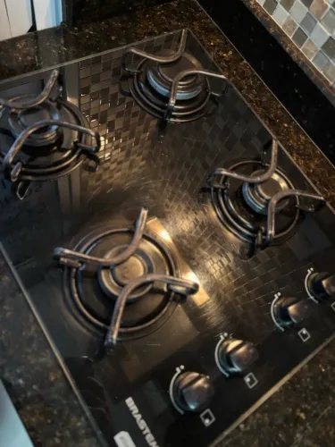 Cooktop Brastemp Ative 4 Bocas Preto Vidro Temperado | Acendimento Automático
