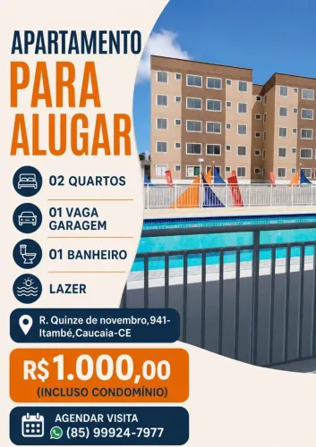 Alugo AP no Gran Village Caucaia II
