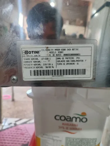 Cilindro Elétrico Botini B-300 Inox Pães Pizza Pastel