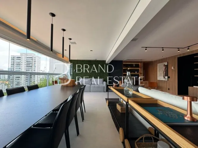 178 m², 3 suítes, 2 vagas ? Apartamento contemporâneo em condomínio novo no Brooklin