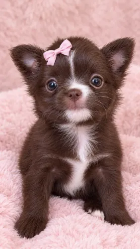 Chihuahua Pêlo Longo - Princesa Pêlo Longo. 