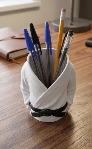 PORTA CANETAS KIMONO 3D - ORGANIZAÇÃO COM ESTILO!