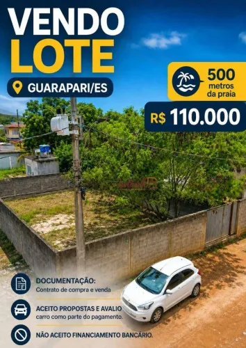 VENDO LOTE EM VILLAGE DO SOL  GUARAPARI/ES