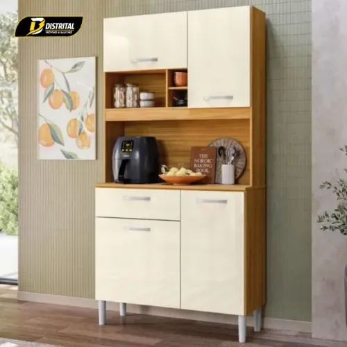 Cozinha Compacta Malta 4 Portas 1 Gaveta Promoção
