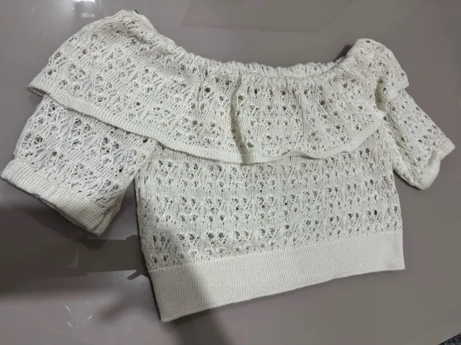 Blusa Tricot Le Lis Blanc Nova com etiqueta