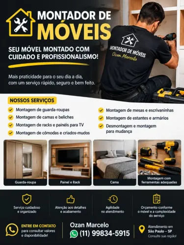 Montador de Móveis em São Paulo | *