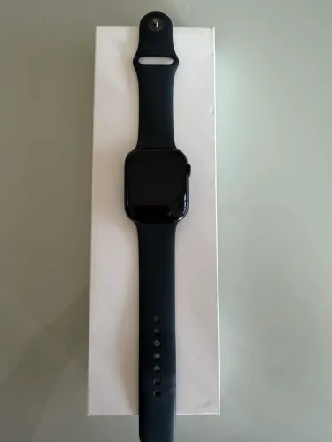 Apple Watch Series 9 45mm GPS Midnight (Preto)Estado de Novo Cx e Carregador Originais