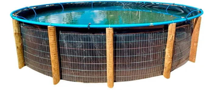 1 - Tanque Circular Geomembrana Pead 0,8mm 25 Mil Litros