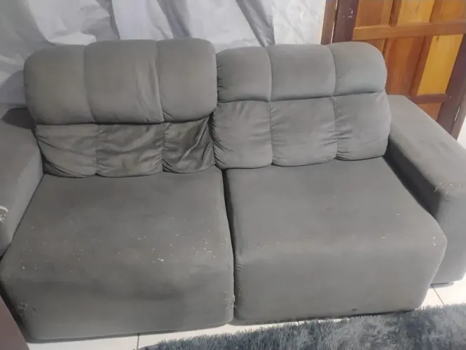 Sofá reclinável 2 lugares